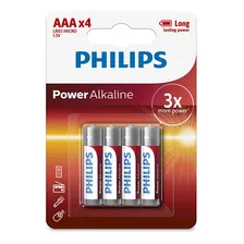 Pilas Alcalinas Aa Pack X4 Philips