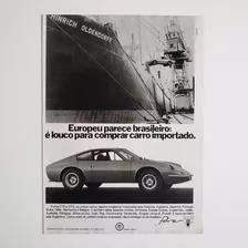 Puma Gte E Gts 1979 - Propaganda Publicidade