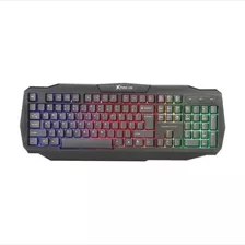 Teclado Xtrike Kb-302 Rainbow Gaming Membrana - En