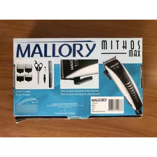 Cortador De Cabelo Mallory Mithos Max Preto E Cinza 110v