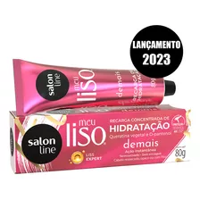 Recarga Queratina Hidratação Demais Meu Liso Salon Line 80g