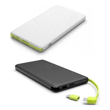 Carregador Portátil Externo Powerbank 10000mah Tipo C Ios V8 Cor Branco