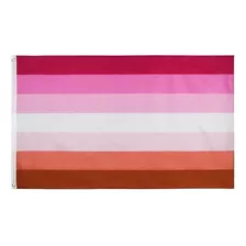 Bandeira Lgbt Lésbica 150 X 90 Cm Alta Qualidade Sunset