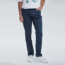 Jeans Hombre Slim Color Petroleo Fashion's Park