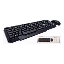 Kit Teclado E Mouse Office Sem Fio 2.4 Ghz - Tc3210