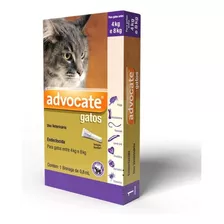 Combo Advocate Proteção Para Gatos Ácima 4 A 8kg 3 Pipetas 