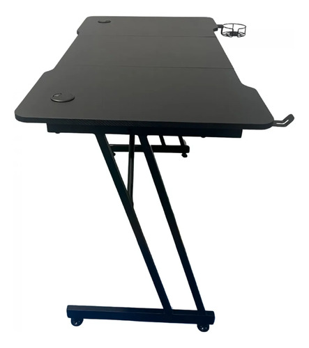 Mesa Gamer Slim Preta Escrivaninha Resistente Hayom Mg1000 Preto