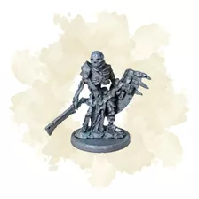 Miniatura De Liga Metálica - Esqueleto Orc - D&d E Rpg
