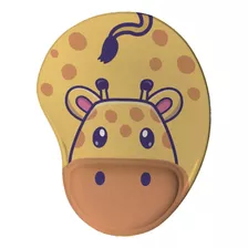 Mouse Pad Divertido Ergonômico Girafa Kawaii