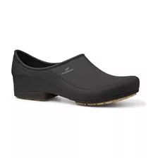 Sapato Preto Antiderrapante Feminino Moov - Fujiwara