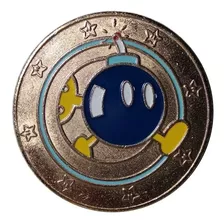 Medalla Super Mario Nintendo Con Imagen De Bob Omb