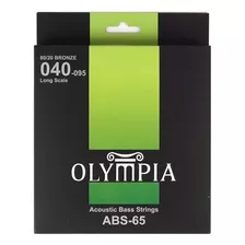 Cuerdas Para Bajo Acústico Calibres 40-95 Olympia Abs65