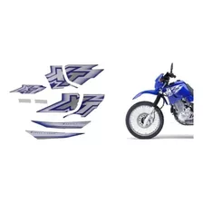 Kit Adesivos Yamaha Xt600 2000 À 2002 Azul 00750