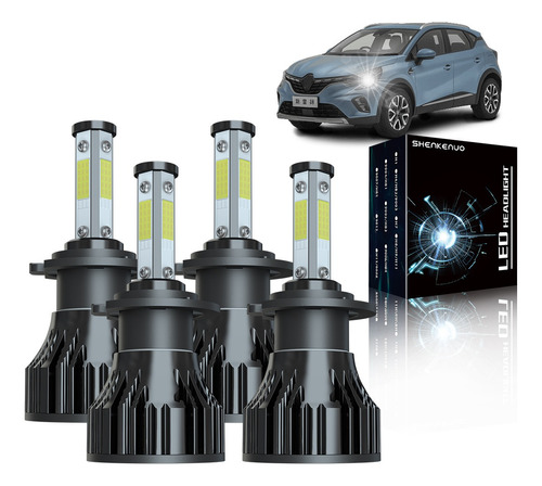 Kit De Faros Led H7 Baja Para Renault, 14000 Lm Y 80 W Renault 7