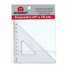 Esquadro 45° Graus 16 Cm - Acrimet