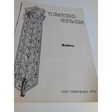 Teatro Colón. Programa Temp 1976. Ballets. El Principe Igor