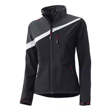 Campera Mujer Lady Moto Held Ray Softshell Gris Repele Agua Viento 