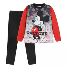 Pijama Niño Polar Rojo Disney Mickey