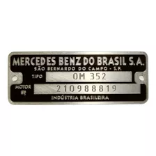 Plaqueta Motor Mercedes Benz Om314/352/355/366/457/906