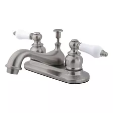 Lavabo Central Kingston Brass Kb608pl Restoration De 4 Pu...