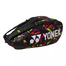 Raquetero Yonex Pro Raquect Bag 6pcs Smash Pink Color Negro