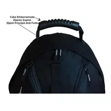 Mochila Escolar Masculina Resistente Chuva Preta Barata