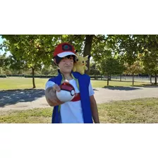 Jaqueta Ash Ketchum Campeão Liga Pokémon - Infantil - Oxford