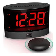 Reloj Despertador Extra Fuerte Agitador De Cama Inalám...