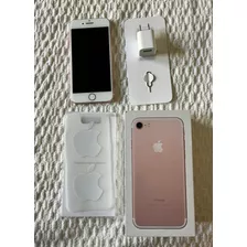 iPhone 7- Rose, 32gb, 73% Condición De Batería- Usado