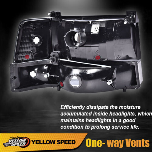 Headlights W/corner Signal Bumpe Lamps Fit For 1992-96 F Ccb Foto 2