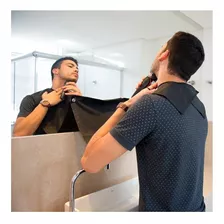 Capa Avental Para Barbear C/ Ventosa De Espelho 
