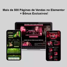 Pacote +550 Páginas De Vendas, Vsl E Landing Pages + Bônus!