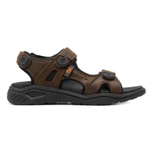 Sandalia Con Velcro Flexi Para Hombre Estilo 411001 Chocola