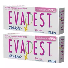 Combo Evatest Classic Test De Embarazo X 2 Unidades 