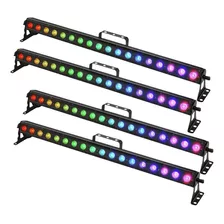 4 Ribalta Led Rgbw 18 Leds Por 12w Pixel Dmx Auto 110v/220v (bivolt)