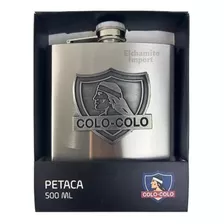 Botella Petaca Colo-colo/ U De Chile 500ml