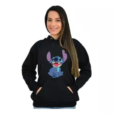 Blusa Casaco Moletom Desenho Lilo E Stitch Personagem Stitch