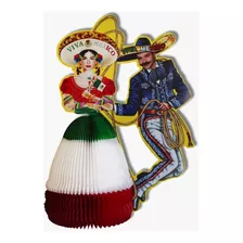 Decoración Fiesta Mexicana Pareja Charra 10 Pzs 28 Cm Alto