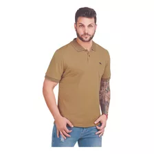 Playera Hombre Tipo Polo Beige 910-35