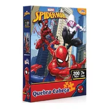 Quebra-cabeça - 200 Peças - Marvel - Spiderman - Toyster