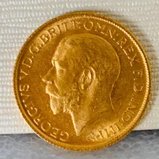 Moeda Libra 8gr. Ano: 1919, Excelente Ouro Maciço.