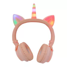 Auriculares Infantiles Bluetooth Unicornio Luces Originales 