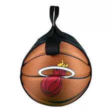 Bolsa Esportiva/bola Miami Heat Cor Preto