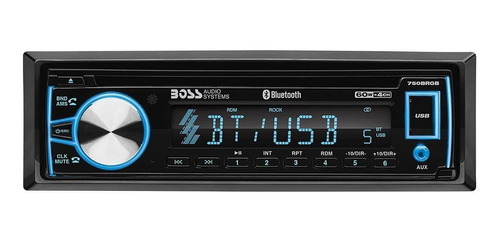 Radio Para Carro Boss Audio Systems 750brgb Con Usb, Bluetooth Y Lector De Tarjeta Sd