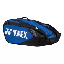 Raqueteira Yonex Pro Racquet X12 Preta E Azul (térmica) Cor Preto E Azul