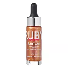 Ruby Kisses Gotas Radiantes, Maquillaje Iluminador Liquido B