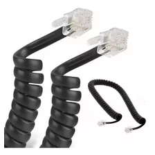 Pack X 10 Cable Espiral Rulo 50cm Para Tubo De Telefono 