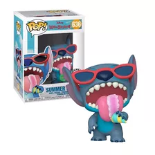 Funko Pop Lilo & Stitch Summer Stitch 636 Exclusivo Saharis