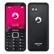 Celular Idoso Dual Chip P28 Positivo Câmera Fm Mp3 Fone