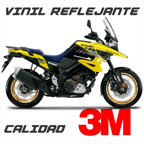 Kit Sticker Reflejantes Suzuki V-strom 1050xt R17-19 3m +reg Foto 8